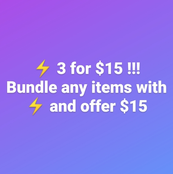 ⚡ 3 for $15 deal!! Free People, AE, & more - Picture 1 of 1